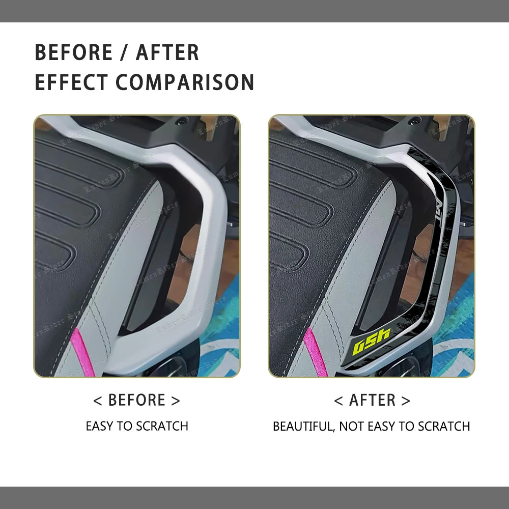 2024 Motorcycle Accessories Waterproof Protective Handle Sticker 3D Epoxy Resin Protective Sticker For CFMOTO 450MT 450mt