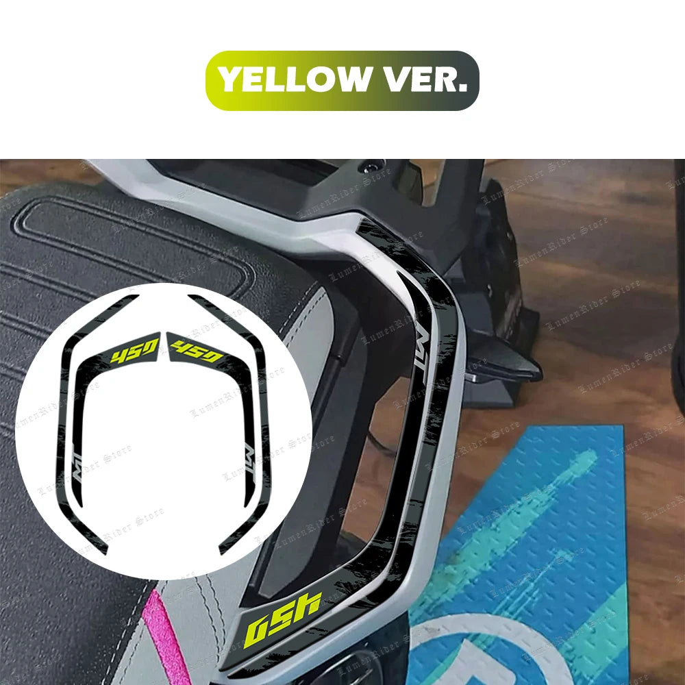 2024 Motorcycle Accessories Waterproof Protective Handle Sticker 3D Epoxy Resin Protective Sticker For CFMOTO 450MT 450mt
